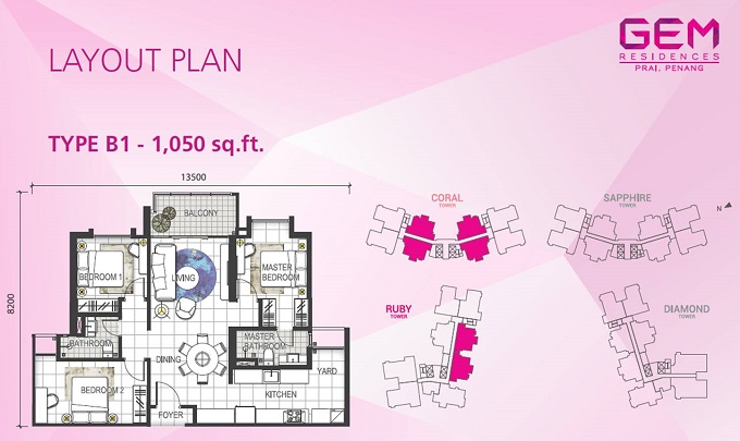 gem residences layout - contact scott for more info +6011-10984066