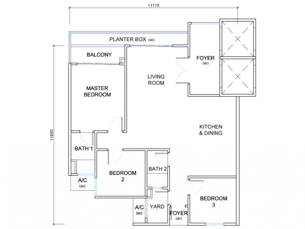 Quay West Residence layout - contact Scott for more info +6011-1098 4066
