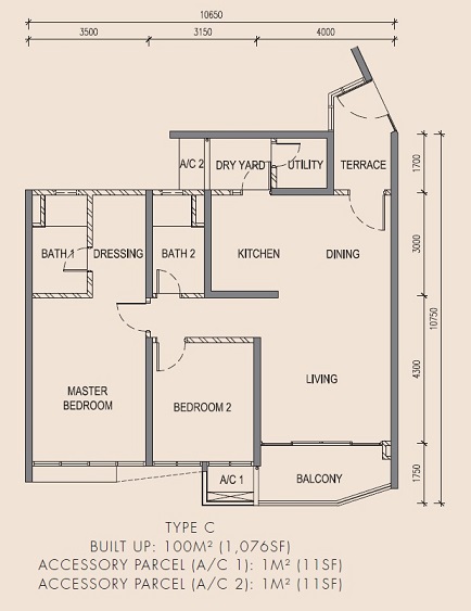 Waterside Residence layout - contact Scott for more details +6011-1098 4066